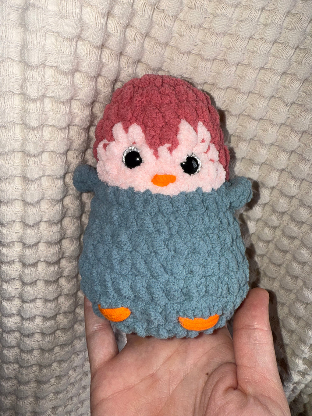 Pink & Blue Penguin