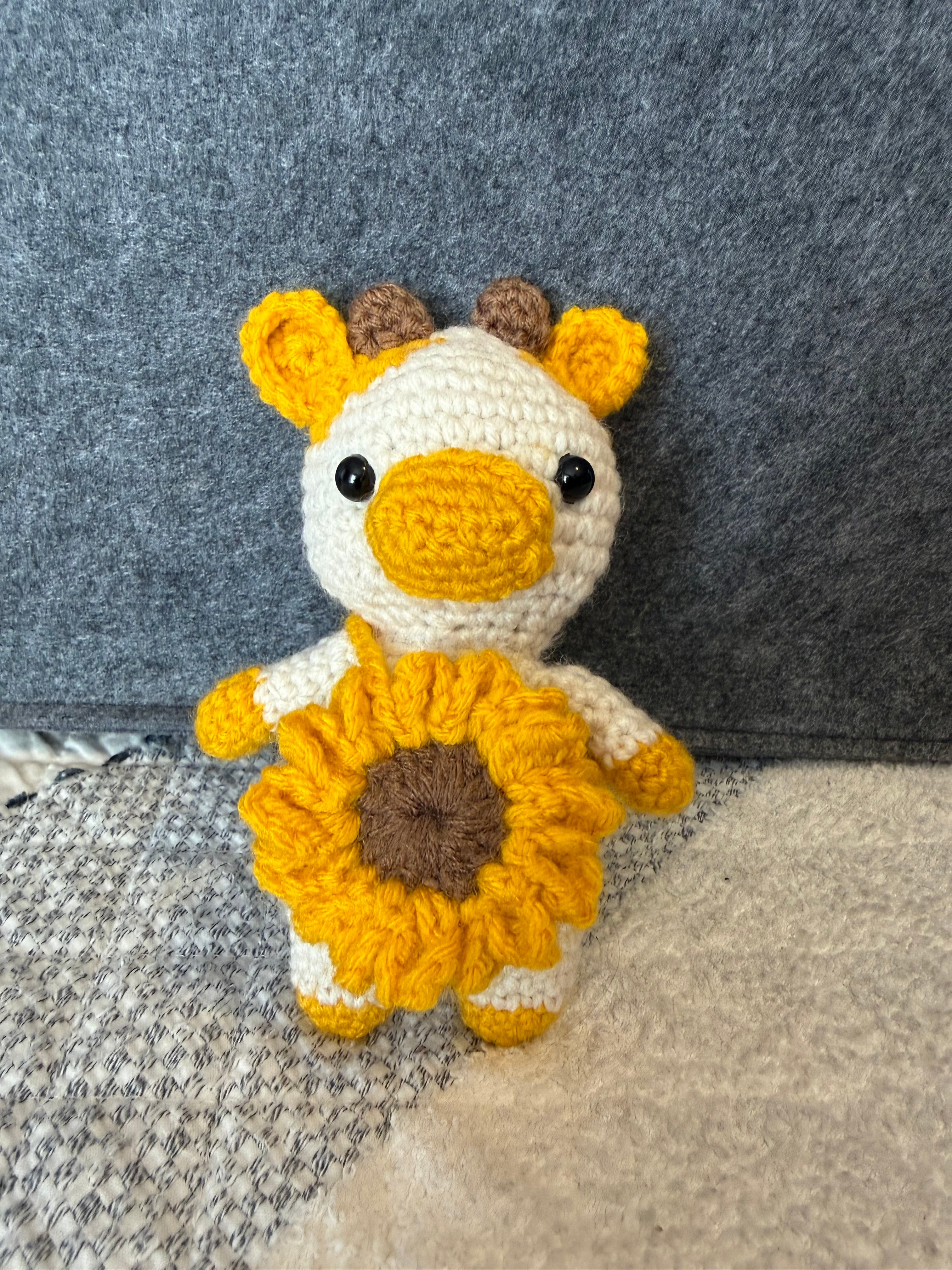 Mini Sunflower Cow 🌻