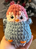 Pink & Blue Penguin